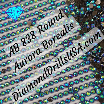 AB 838 ROUND Aurora Borealis 5D Diamond Painting Drills