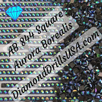 AB 844 SQUARE Aurora Borealis 5D Diamond Painting Drills