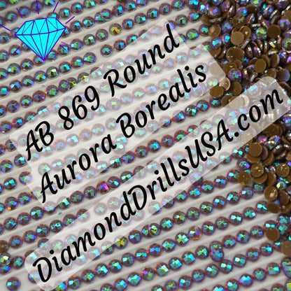 AB 869 ROUND Aurora Borealis 5D Diamond Painting Drills