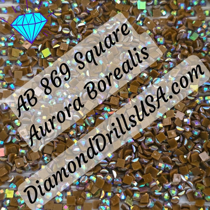 AB 869 SQUARE Aurora Borealis 5D Diamond Painting Drills