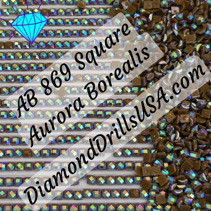 AB 869 SQUARE Aurora Borealis 5D Diamond Painting Drills