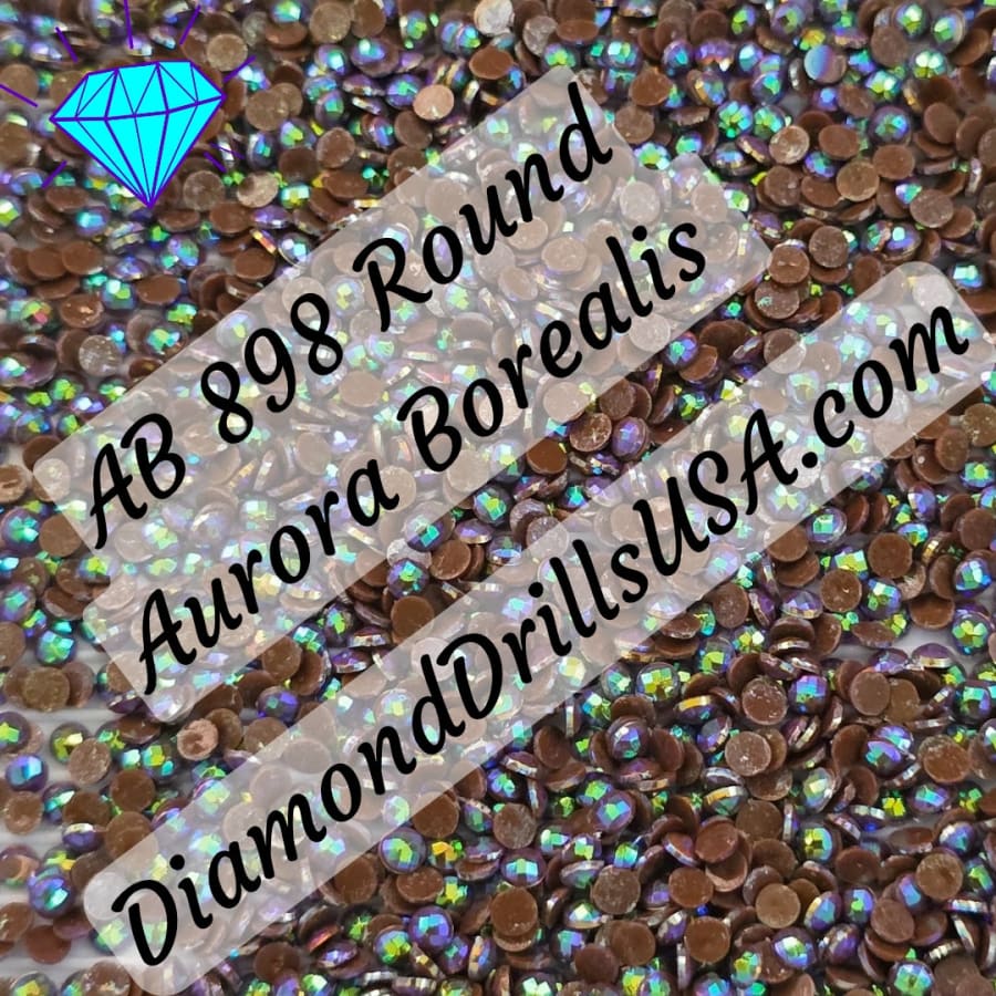 AB 898 ROUND Aurora Borealis 5D Diamond Painting Drills