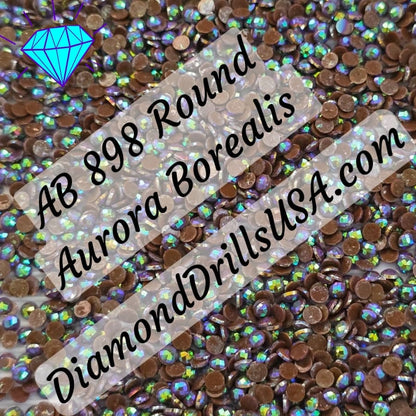 AB 898 ROUND Aurora Borealis 5D Diamond Painting Drills