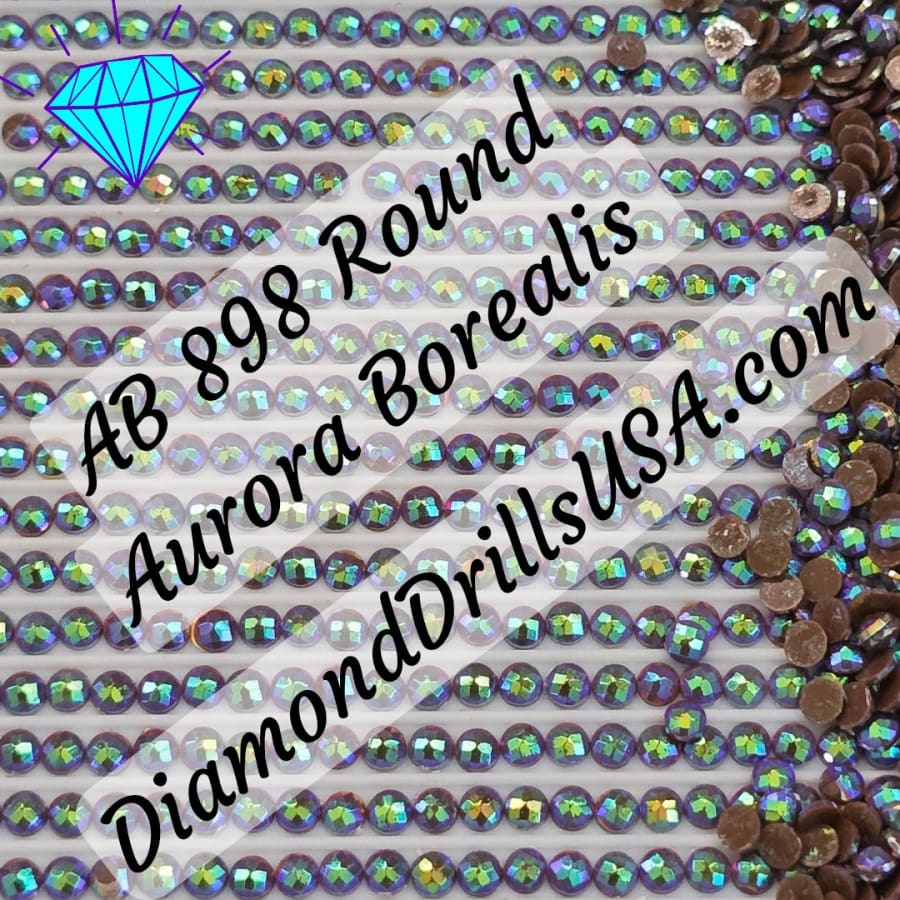 AB 898 ROUND Aurora Borealis 5D Diamond Painting Drills