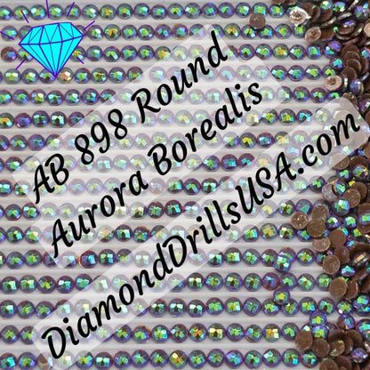 AB 898 ROUND Aurora Borealis 5D Diamond Painting Drills