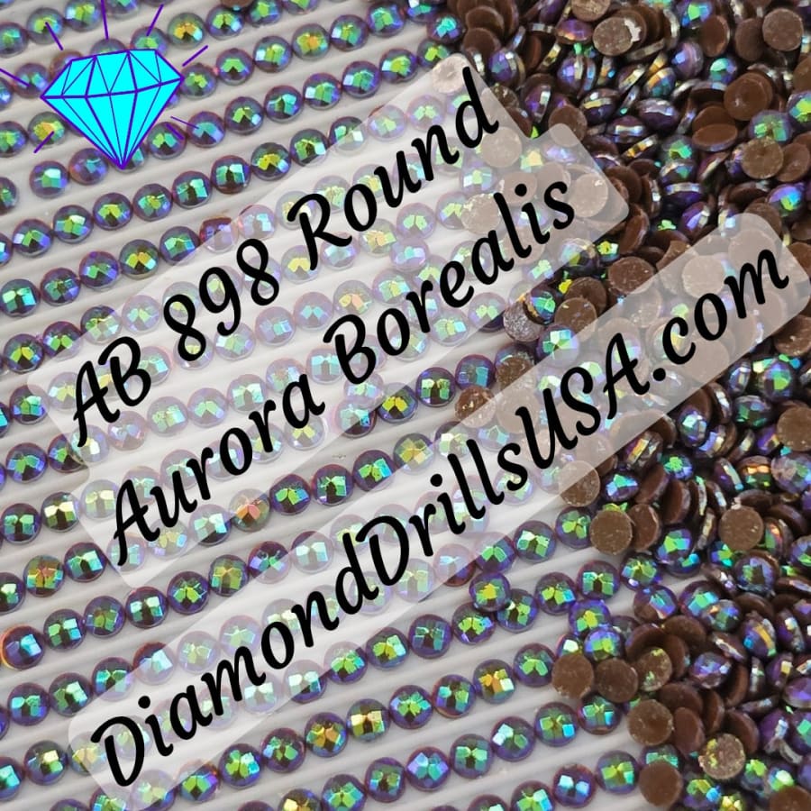 AB 898 ROUND Aurora Borealis 5D Diamond Painting Drills