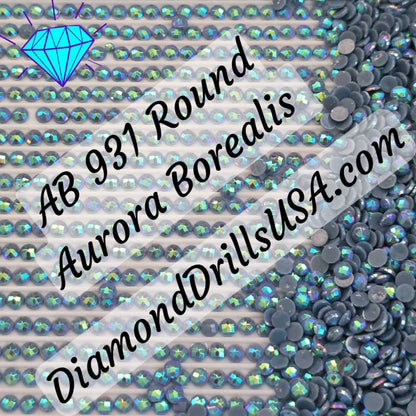 AB 931 ROUND Aurora Borealis 5D Diamond Painting Drills