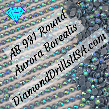 AB 931 ROUND Aurora Borealis 5D Diamond Painting Drills