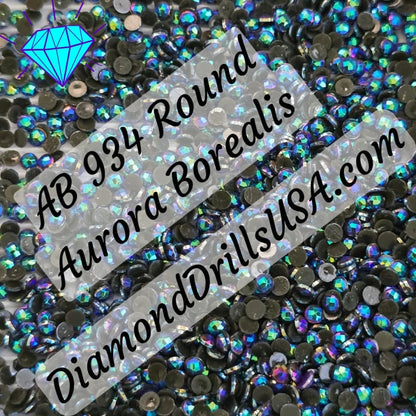 AB 934 ROUND Aurora Borealis 5D Diamond Painting Drills