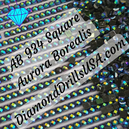 AB 934 SQUARE Aurora Borealis 5D Diamond Painting Drills
