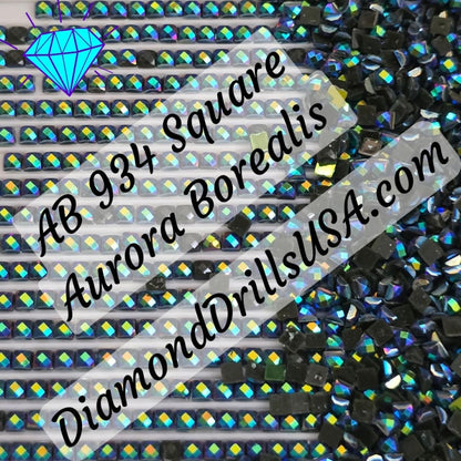 AB 934 SQUARE Aurora Borealis 5D Diamond Painting Drills