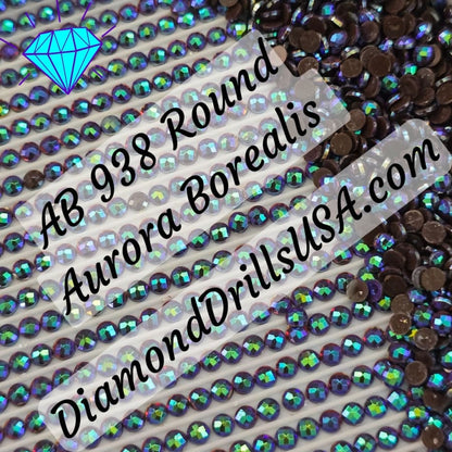 AB 938 ROUND Aurora Borealis 5D Diamond Painting Drills