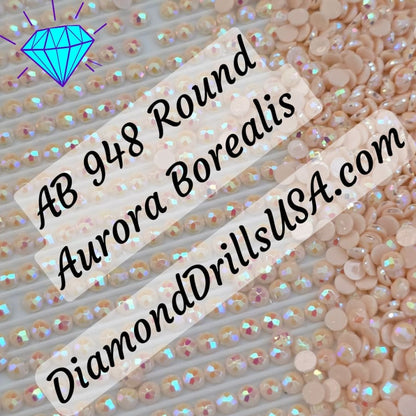 AB 948 ROUND Aurora Borealis 5D Diamond Painting Drills
