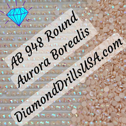 AB 948 ROUND Aurora Borealis 5D Diamond Painting Drills