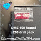 DMC 150 ROUND 5D Diamond Painting Drills Beads DMC 150 Ultra