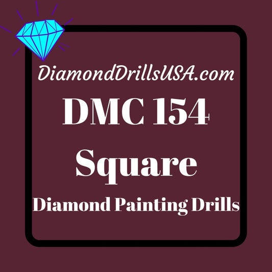 DMC 154 SQUARE 5D Diamond Painting Drills Beads DMC 154 Very