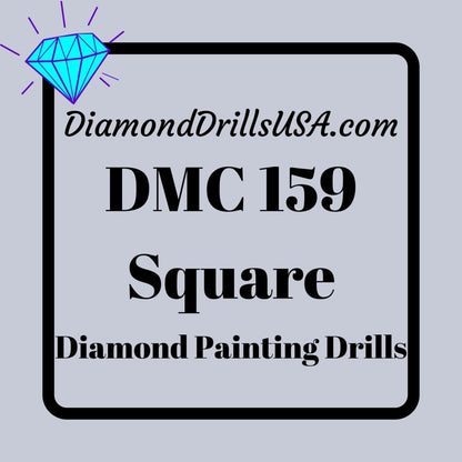 DMC 159 SQUARE 5D Diamond Painting Drills Beads DMC 159 