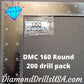 DMC 160 ROUND 5D Diamond Painting Drills Beads DMC 160 