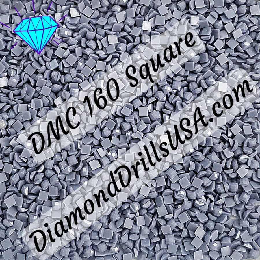 DMC 160 SQUARE 5D Diamond Painting Drills Beads DMC 160 