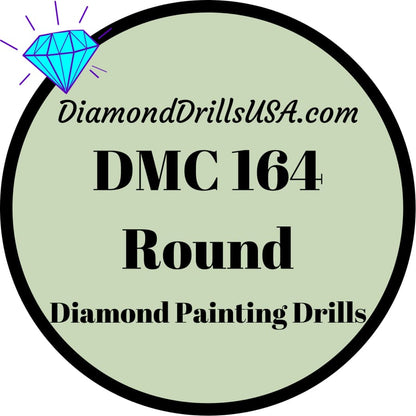 DMC 164 ROUND 5D Diamond Painting Drills Beads DMC 164 Light