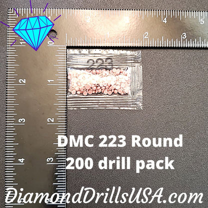 DMC 223 ROUND 5D Diamond Painting Drills Beads 223 Light 