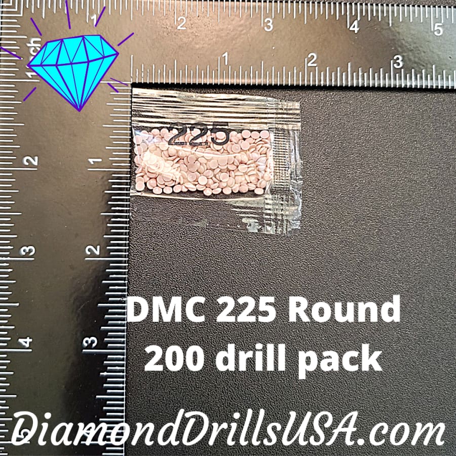 DMC 225 ROUND 5D Diamond Painting Drills Beads DMC 225 Ultra