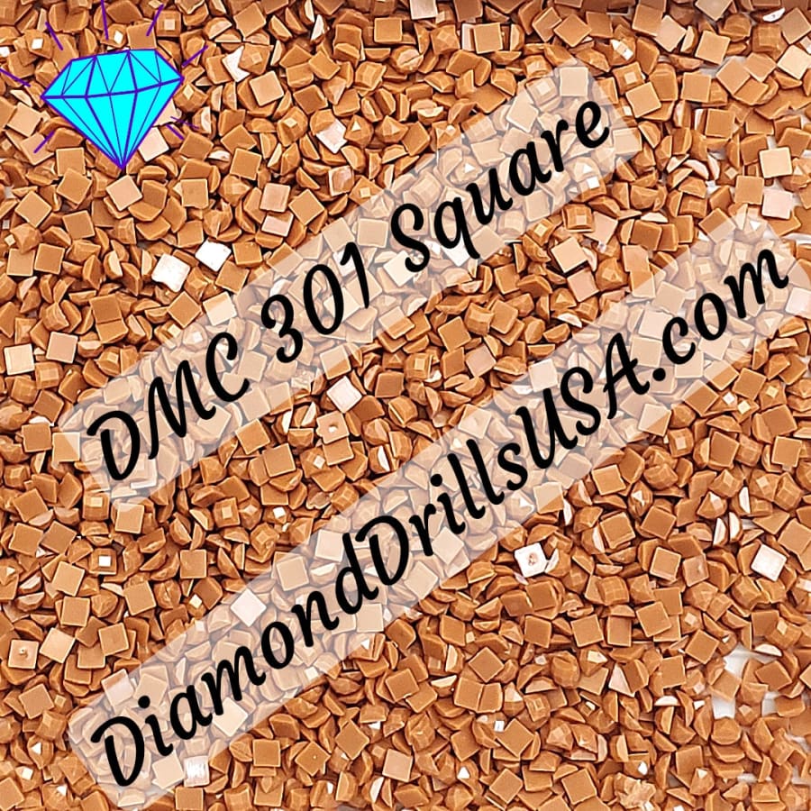 DMC 301 SQUARE 5D Diamond Painting Drills Beads DMC 301 