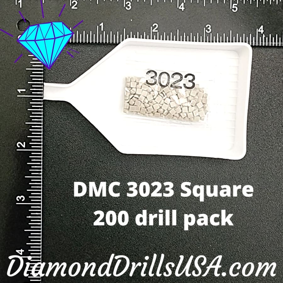 DMC 3023 SQUARE 5D Diamond Painting Drills Beads DMC 3023 