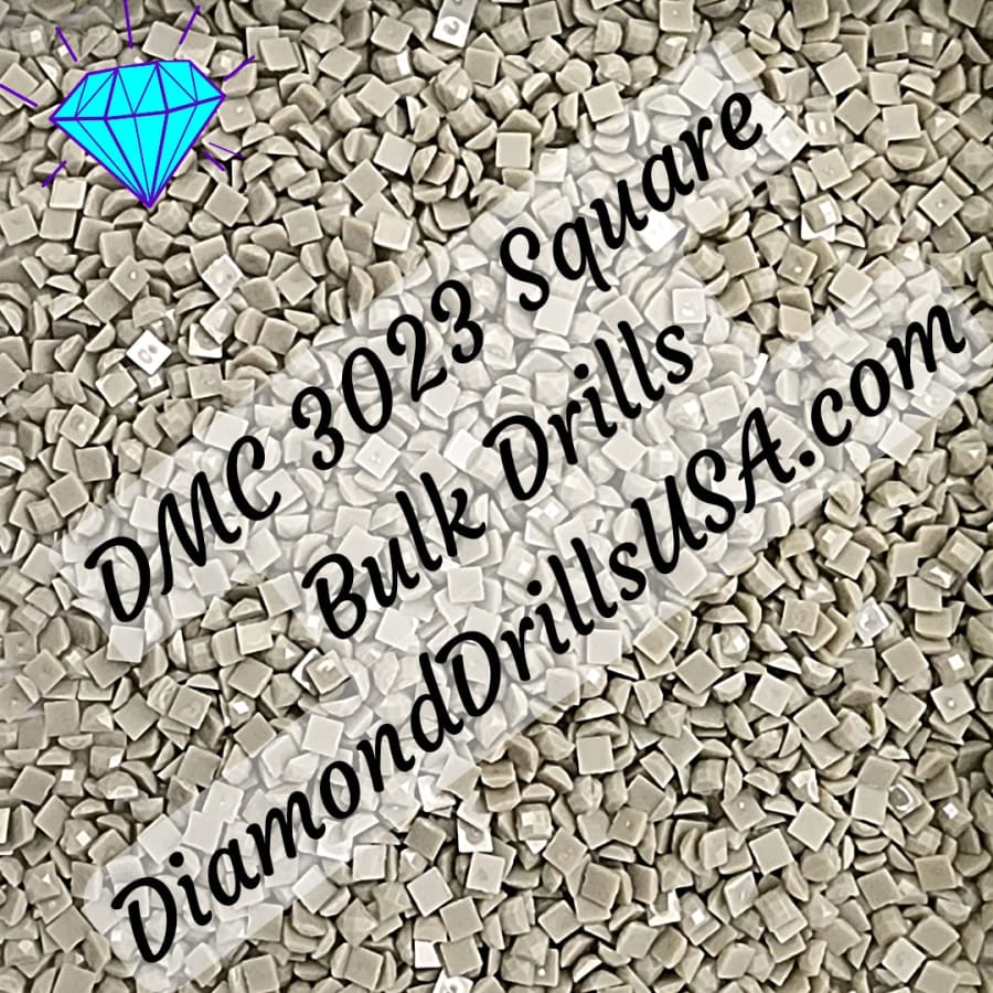 DMC 3023 SQUARE 5D Diamond Painting Drills Beads DMC 3023 