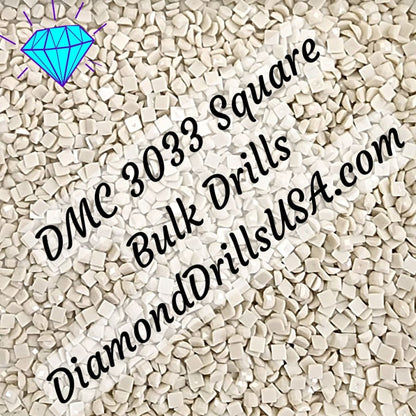 DMC 3033 SQUARE 5D Diamond Painting Drills Beads DMC 3033 