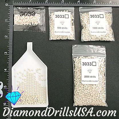 DMC 3033 SQUARE 5D Diamond Painting Drills Beads DMC 3033 