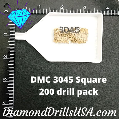 DMC 3045 SQUARE 5D Diamond Painting Drills Beads DMC 3045 
