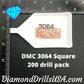 DMC 3064 SQUARE 5D Diamond Painting Drills Beads DMC 3064 