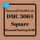 DMC 3064 SQUARE 5D Diamond Painting Drills Beads DMC 3064 