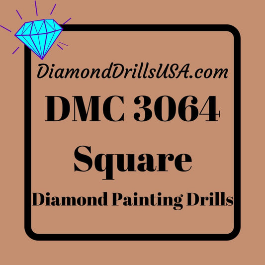 DMC 3064 SQUARE 5D Diamond Painting Drills Beads DMC 3064 