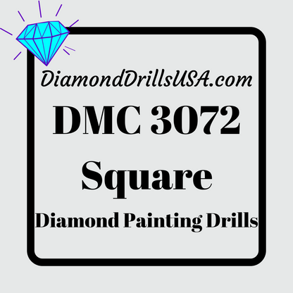 DMC 3072 SQUARE 5D Diamond Painting Drills Beads DMC 3072 