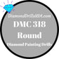 DMC 318 ROUND 5D Diamond Painting Drills Beads DMC 318 Light