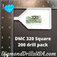 DMC 320 SQUARE 5D Diamond Painting Drills Beads DMC 320 