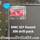 DMC 321 ROUND 5D Diamond Painting Drills Beads DMC 321 Red -