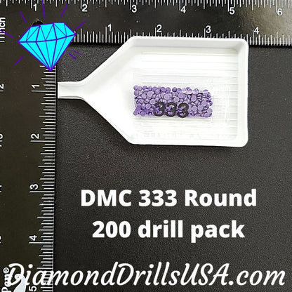 DMC 333 ROUND 5D Diamond Painting Drills 333 Very Dark Blue 