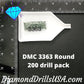 DMC 3363 ROUND 5D Diamond Painting Drills Beads DMC 3363 