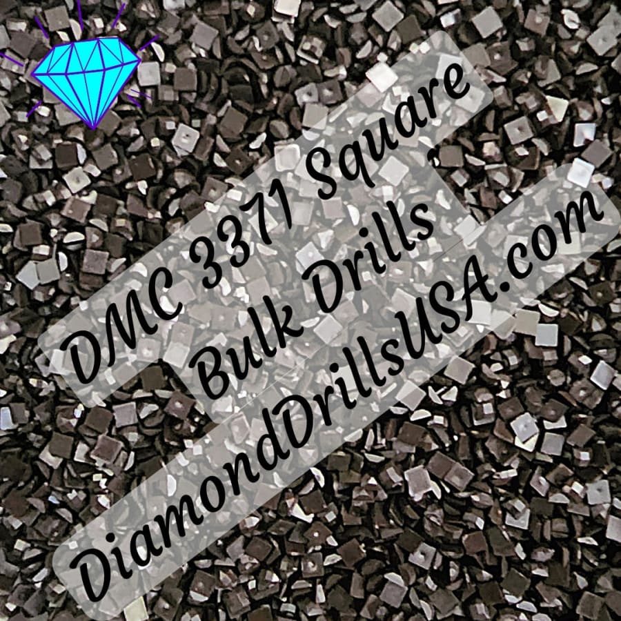 DMC 3371 SQUARE 5D Diamond Painting Drills Beads DMC 3371 