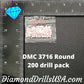 DMC 3716 ROUND 5D Diamond Painting Drills Beads DMC 3716 