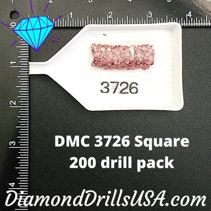 DMC 3726 SQUARE 5D Diamond Painting Drills Beads DMC 3726 
