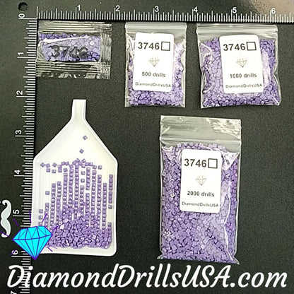 DMC 3746 SQUARE 5D Diamond Painting Drills Beads DMC 3746 