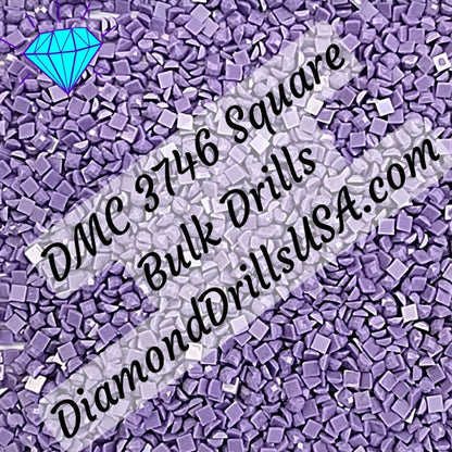 DMC 3746 SQUARE 5D Diamond Painting Drills Beads DMC 3746 