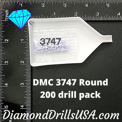DMC 3747 ROUND 5D Diamond Painting Drills Beads DMC 3747 