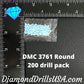 DMC 3761 ROUND 5D Diamond Painting Drills Beads DMC 3761 