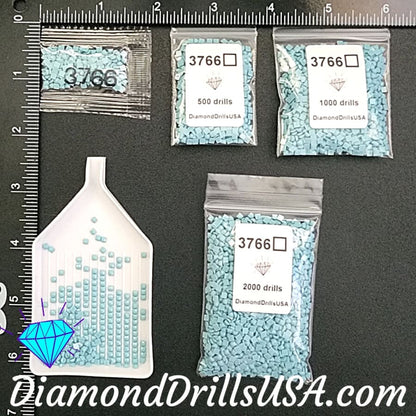 DMC 3766 SQUARE 5D Diamond Painting Drills Beads DMC 3766 