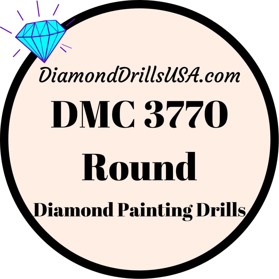 DMC 3770 ROUND 5D Diamond Painting Drills Beads DMC 3770 